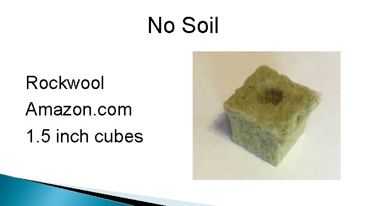 No Soil Rockwool Amazon. com 1. 5 inch cubes 