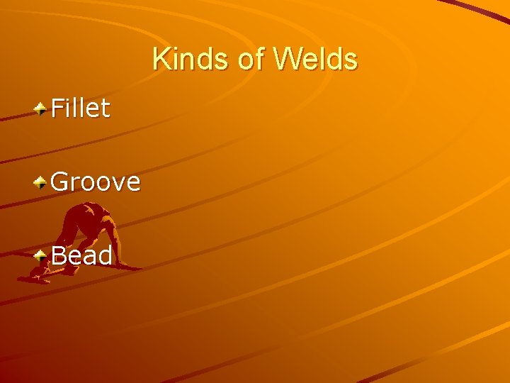 Kinds of Welds Fillet Groove Bead 