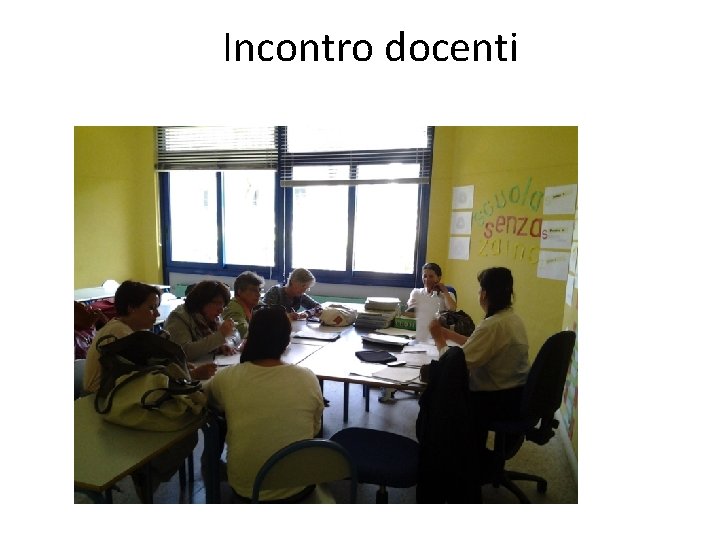 Incontro docenti Percorso Ben - Essere 