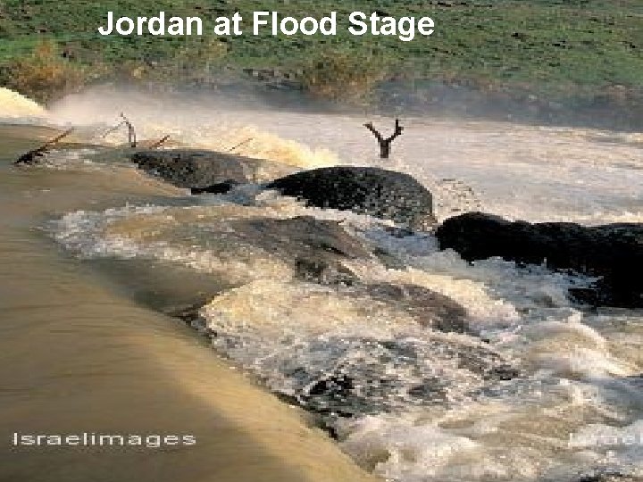 Jordan at Flood Stage Crossing the Jordan 