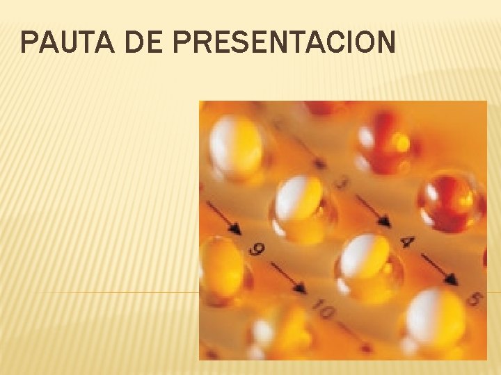 PAUTA DE PRESENTACION 