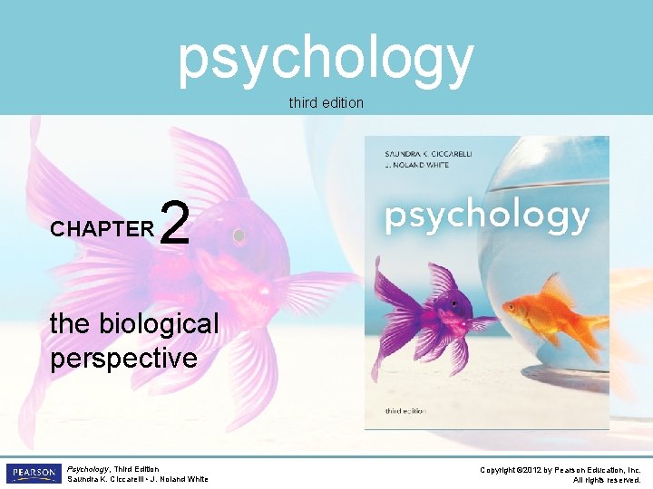 psychology third edition CHAPTER 2 the biological perspective Psychology, Third Edition Saundra K. Ciccarelli