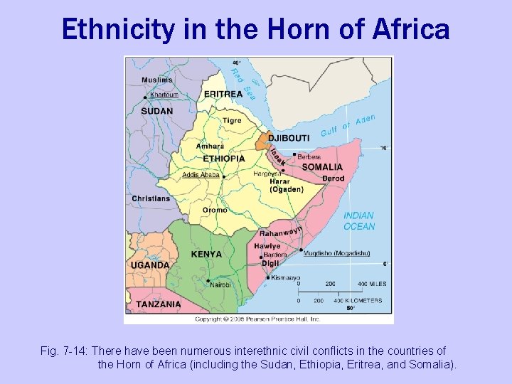 Ethnicity in the Horn of Africa Fig. 7 -14: There have been numerous interethnic
