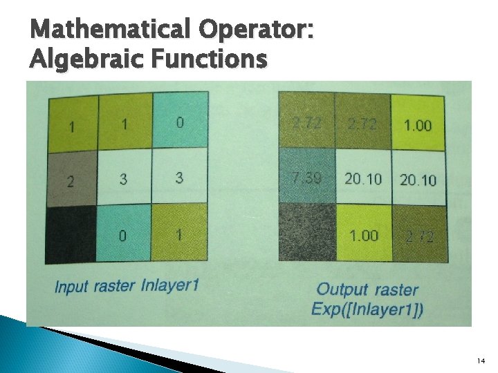 Mathematical Operator: Algebraic Functions 14 