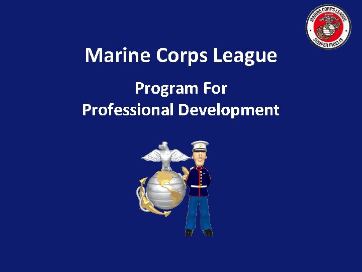 Marine Corps League Program For Professional Development 