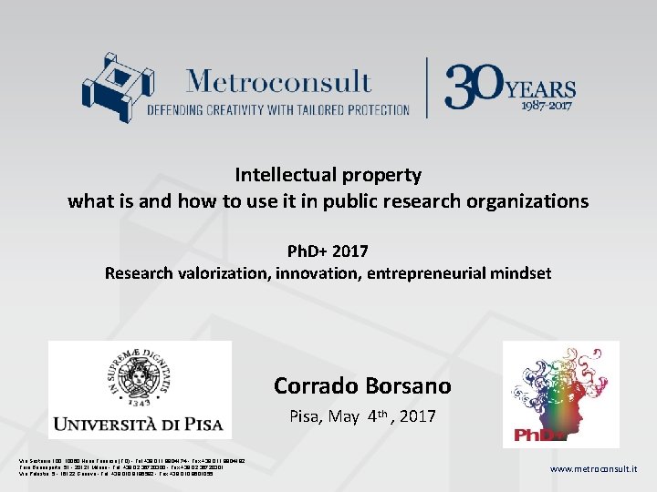 Intellectual property what is and how to use it in public research organizations Ph.