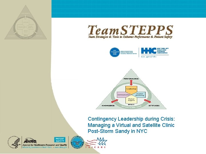 Contingency Leadership during Crisis: Managing a Virtual and Satellite Clinic Post-Storm Sandy in NYC