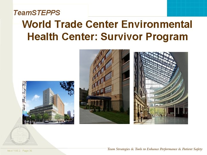 Team. STEPPS World Trade Center Environmental Health Center: Survivor Program Mod 1 05. 2