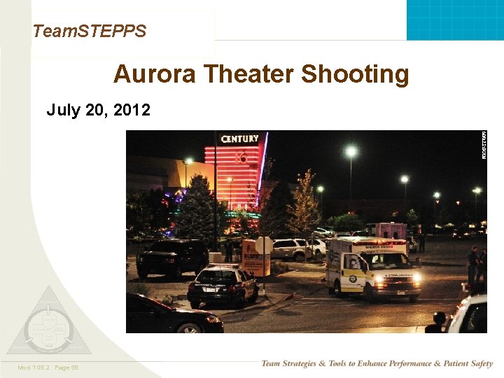 Team. STEPPS Aurora Theater Shooting July 20, 2012 Mod 1 05. 2 Page 58