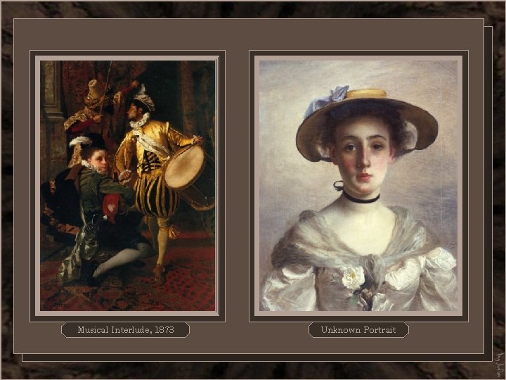 Musical Interlude, 1873 Unknown Portrait 