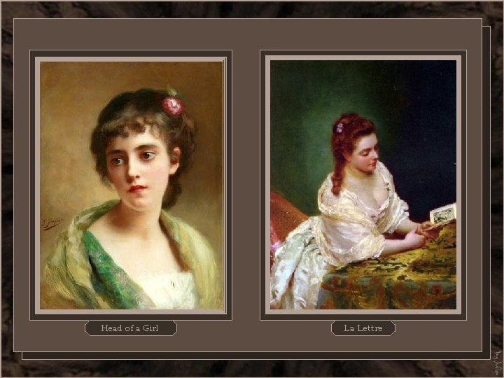 Head of a Girl La Lettre 