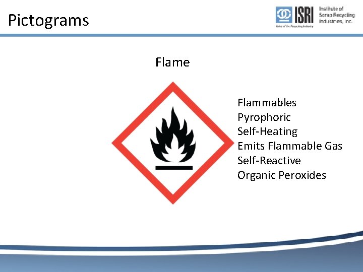 Pictograms Flame Flammables Pyrophoric Self-Heating Emits Flammable Gas Self-Reactive Organic Peroxides Pictograms Flame Flammables Pyrophoric Self-Heating Emits Flammable Gas Self-Reactive Organic Peroxides