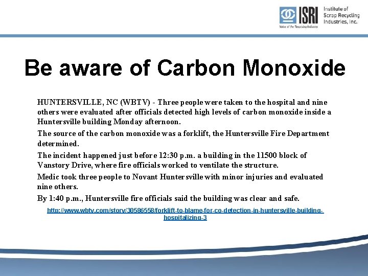 Be aware of Carbon Monoxide HUNTERSVILLE, NC (WBTV) - Three people were taken to Be aware of Carbon Monoxide HUNTERSVILLE, NC (WBTV) - Three people were taken to