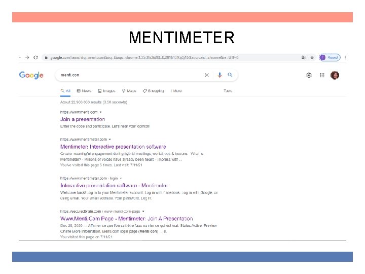 MENTIMETER 