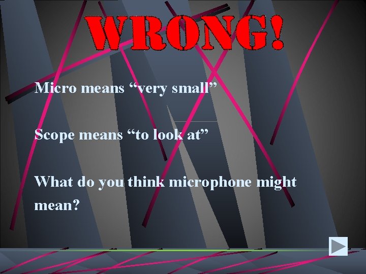 The Microscope An interactive Simulation about Parts of