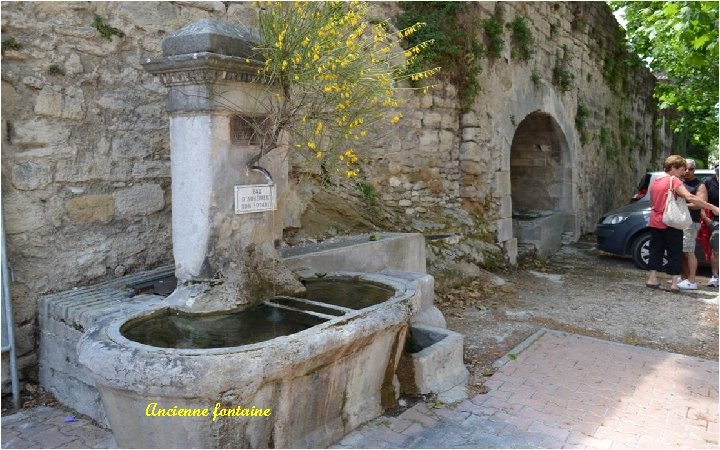 Ancienne fontaine 