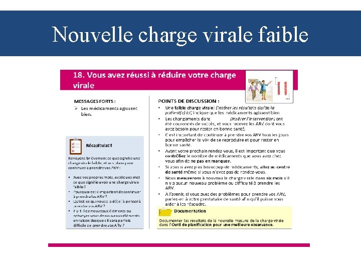 Nouvelle charge virale faible 