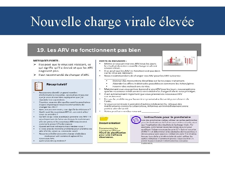 Nouvelle charge virale élevée 