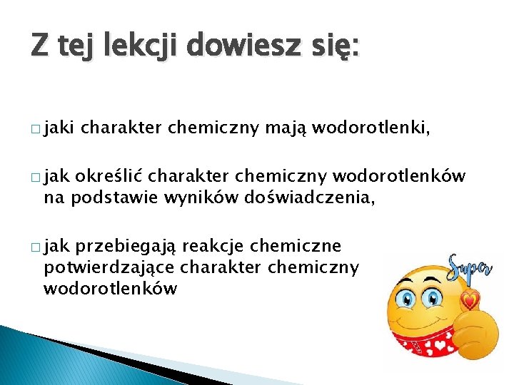 Z tej lekcji dowiesz się: � jaki charakter chemiczny mają wodorotlenki, � jak określić