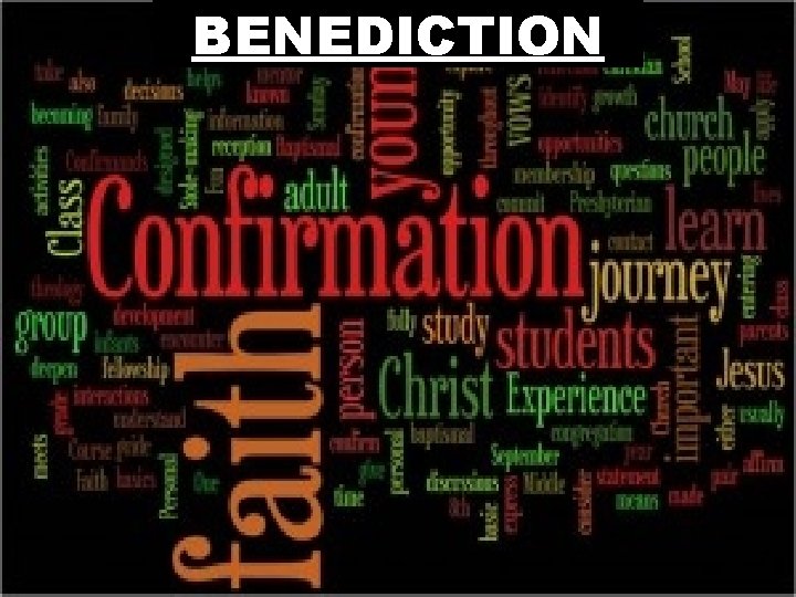 BENEDICTION 