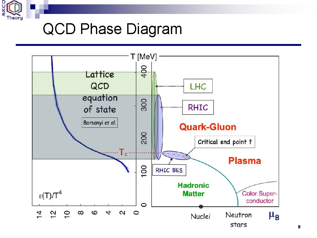 QCD Phase Diagram 5 