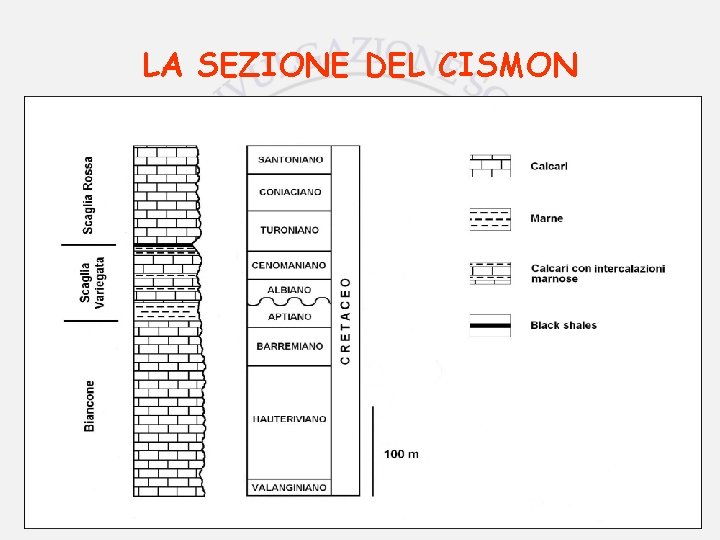 LA SEZIONE DEL CISMON 