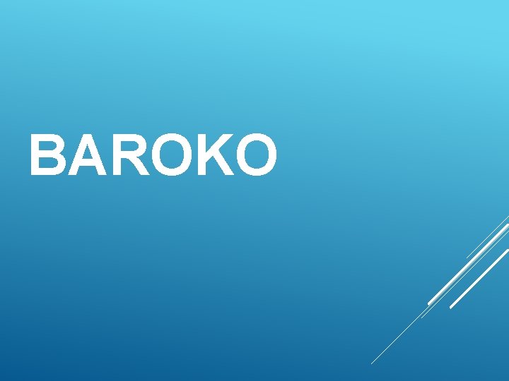 BAROKO 