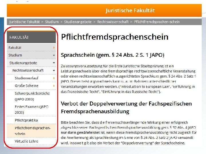 Die FFA für Juristen axel. polleti@uni-passau. de Die FFA für Juristen axel. polleti@uni-passau. de