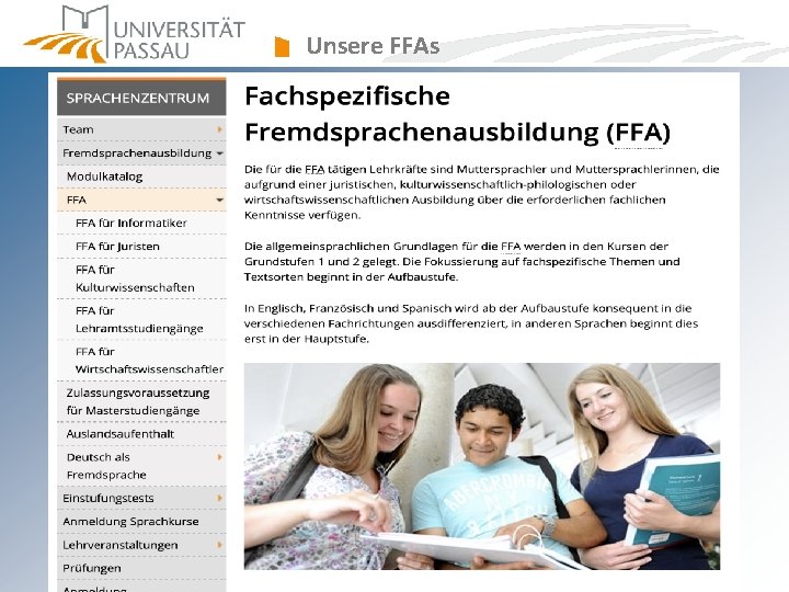 Unsere FFAs Unsere FFAs