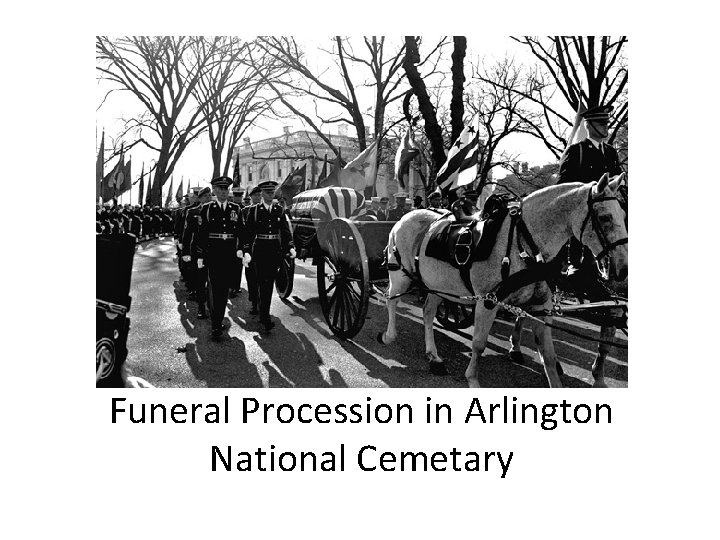 Funeral Procession in Arlington National Cemetary 