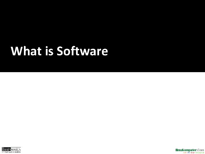 What is Software 