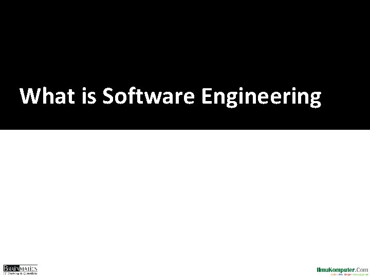 What is Software Engineering 