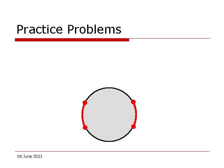 Practice Problems 08 June 2021 