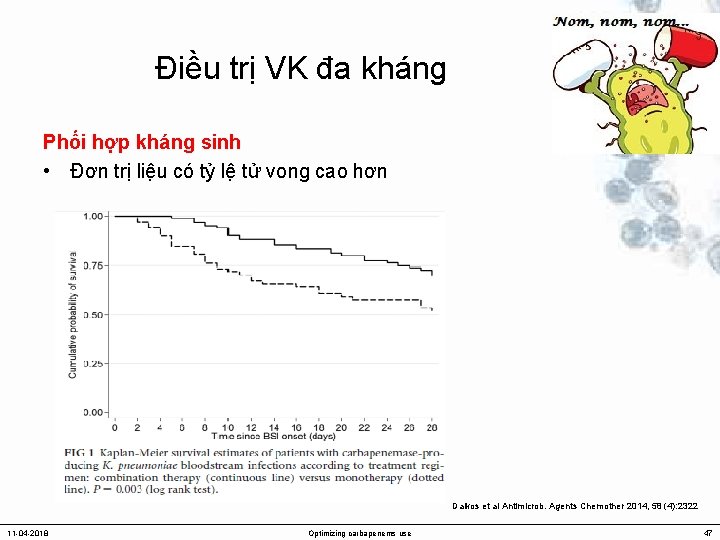 Điều trị VK đa kháng Phối hợp kháng sinh • Đơn trị liệu có