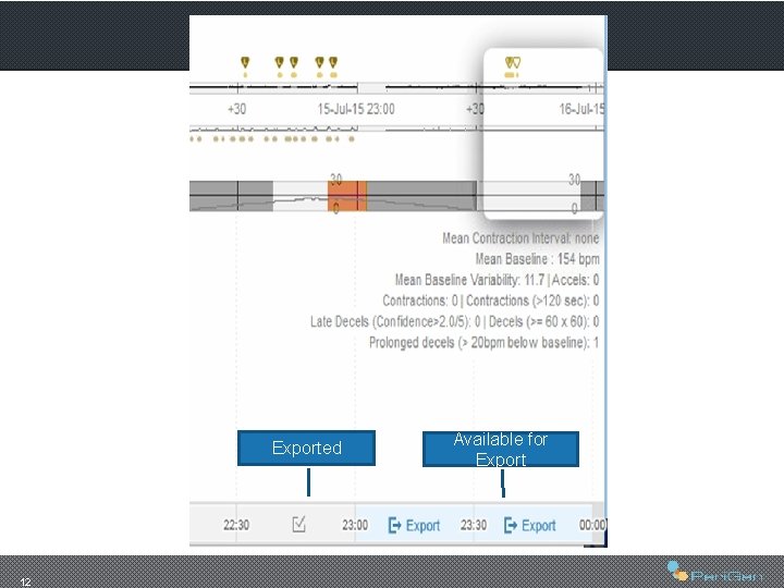 Exported 12 Available for Export 