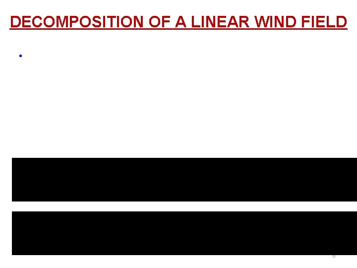 DECOMPOSITION OF A LINEAR WIND FIELD • 6 