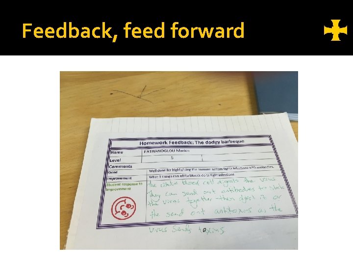 Feedback, feed forward 