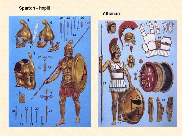 Sparťan - hoplit Athéňan 
