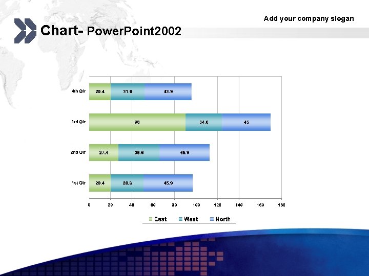 Chart- Power. Point 2002 Add your company slogan 
