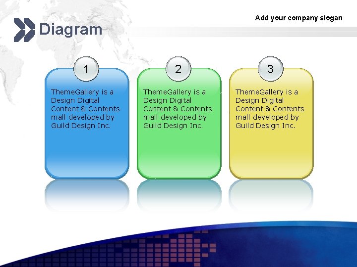 Add your company slogan Diagram 1 2 3 Theme. Gallery is a Design Digital