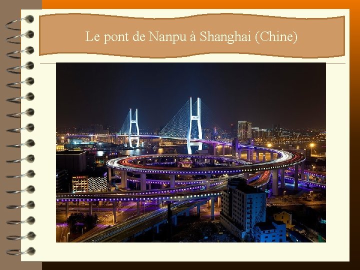 ? ? ? Le pont de Nanpu à Shanghai (Chine) 