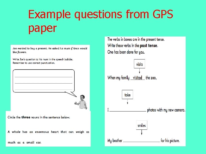 Example questions from GPS paper 