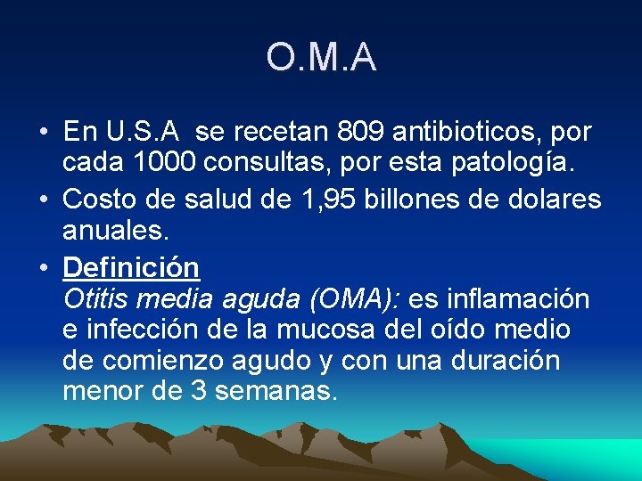 O. M. A • En U. S. A se recetan 809 antibioticos, por cada