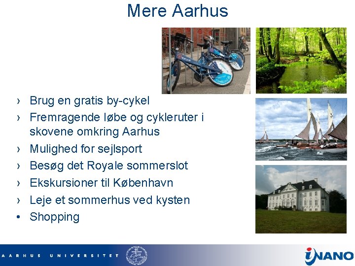Mere Aarhus › Brug en gratis by-cykel › Fremragende løbe og cykleruter i skovene