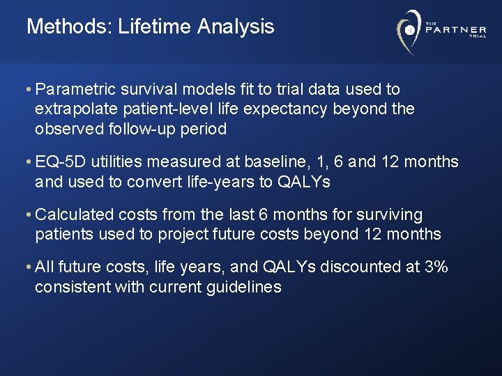 Lifetime Cost Effectiveness of Transcatheter Aortic Valve Replacement