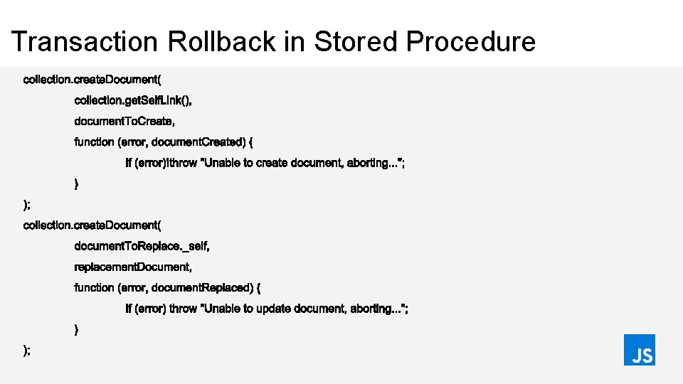 Transaction Rollback in Stored Procedure 