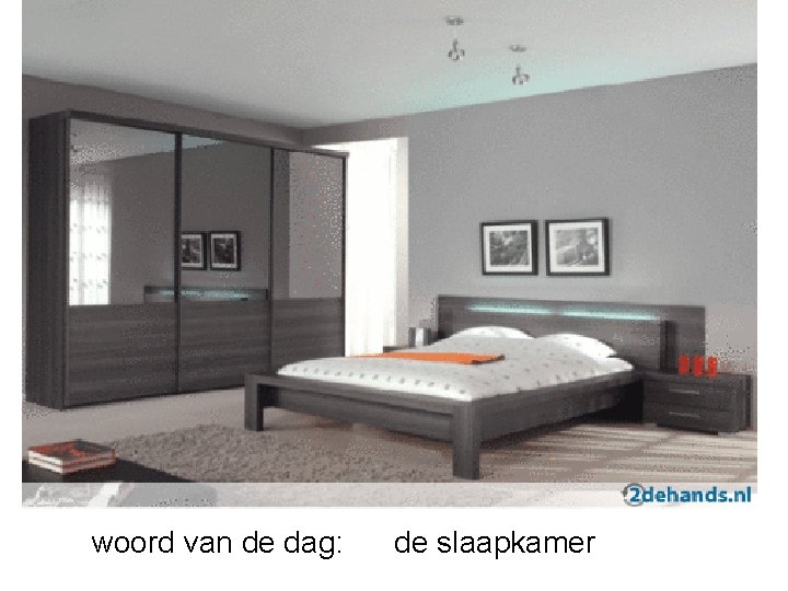 woord van de dag: de slaapkamer 