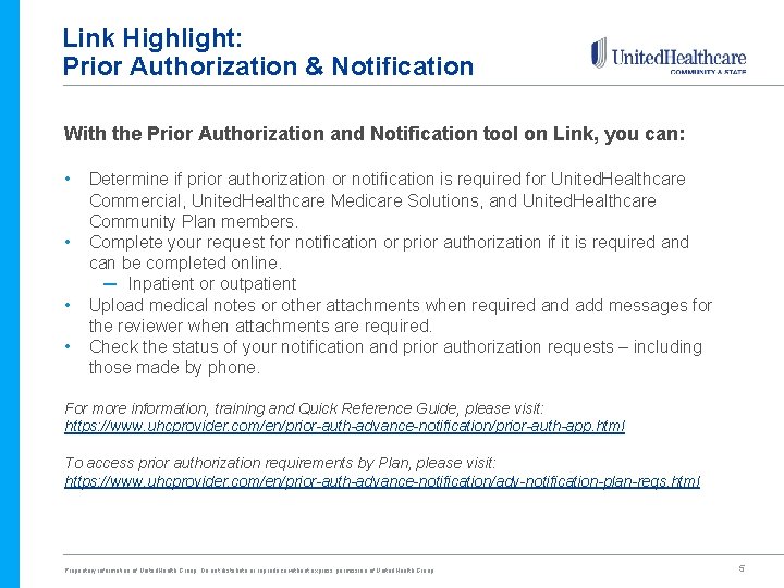 Link Highlight: Prior Authorization & Notification With the Prior Authorization and Notification tool on Link Highlight: Prior Authorization & Notification With the Prior Authorization and Notification tool on