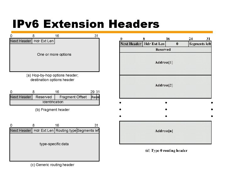 IPv 6 Extension Headers 