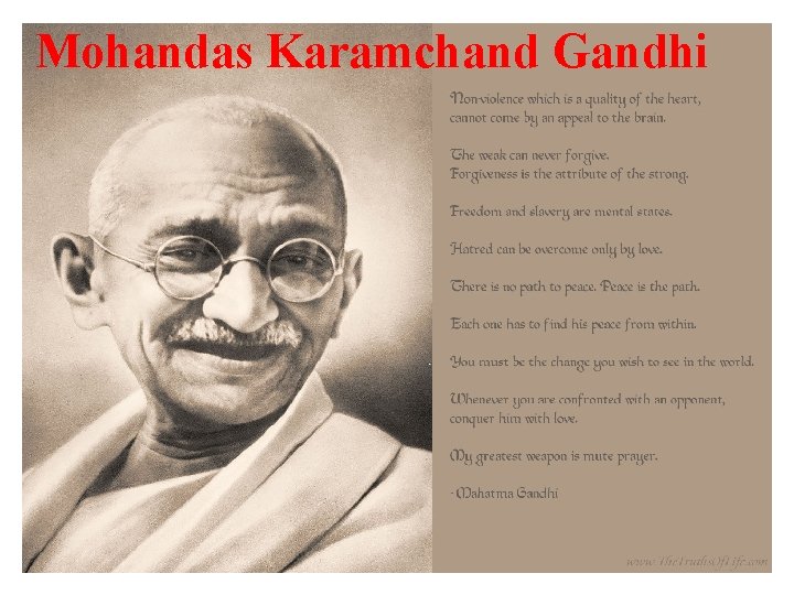 Mohandas Karamchand Gandhi 